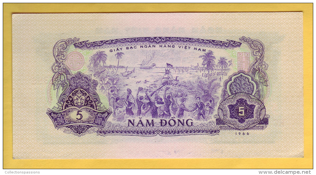 VIET NAM - Billet De 5 Dong. 1966. Pick: 42a. NEUF - Vietnam