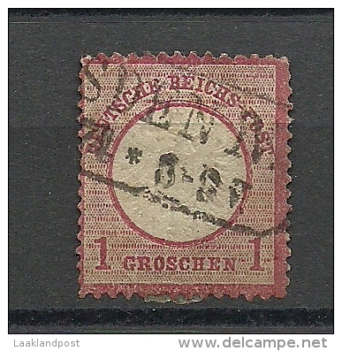 Deutsches Reich Micjhel Nr. 4: 1872, 1. Jan. Freimarken: Adler Mit Kleinem Brustschild (und Mit Sog. Aachener Krone) - Usati