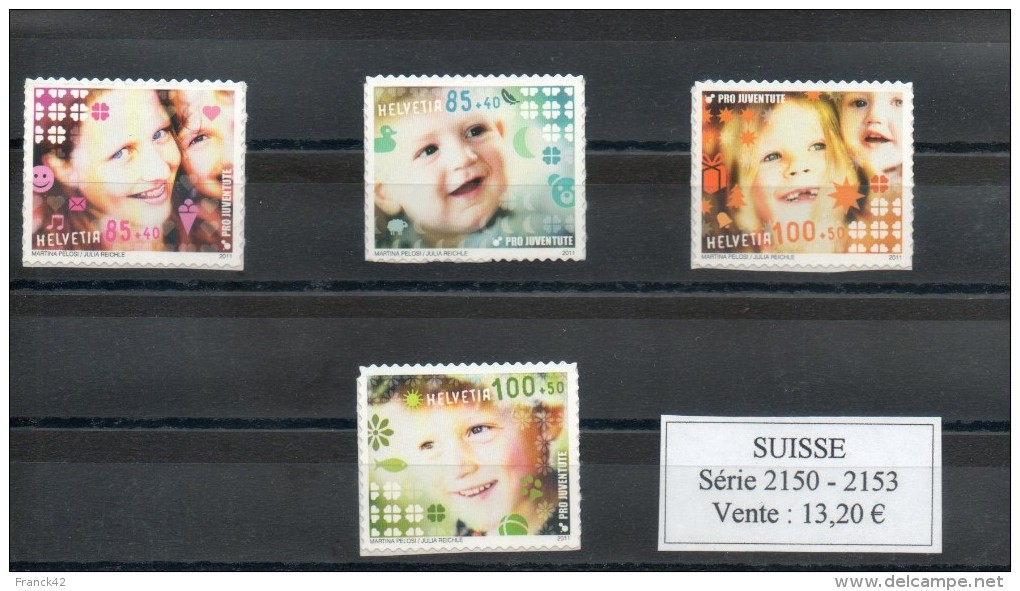 Suisse. Pro Juventute 2011 - Unused Stamps