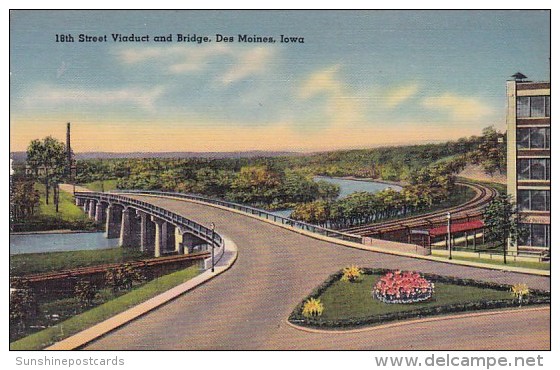 18th Street Viaduct And Bridge Des Moines Iowa - Des Moines