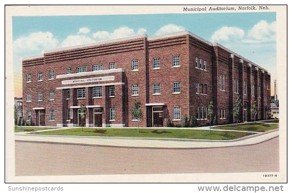 Municipal Auditorium Norfolk Nebraska - Norfolk