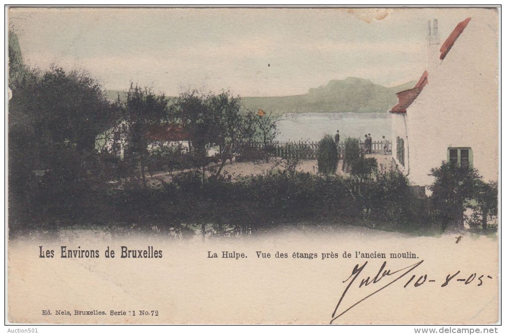 23816g  ETANGS - Ancien MOULIN - La Hulpe - 1905 - Colorisée - La Hulpe