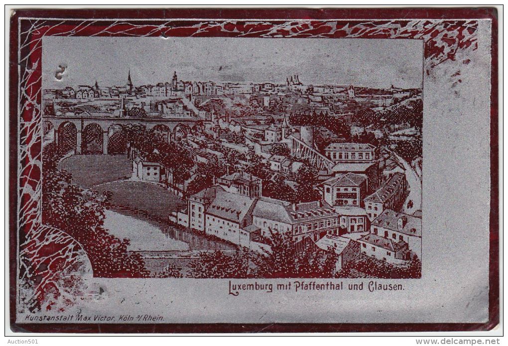 23909g  LUXEMBURG Mit Pfaffenthal Und Clausen - 1905 - Luxembourg - Ville