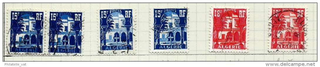 FRANCE - ALGERIE : Lot de petites variétés - À étudier (Lot n°1048)