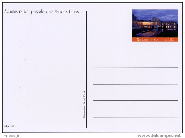 ONU Genève 2009 - Carte Postale FS 1,80 - Cartes-maximum