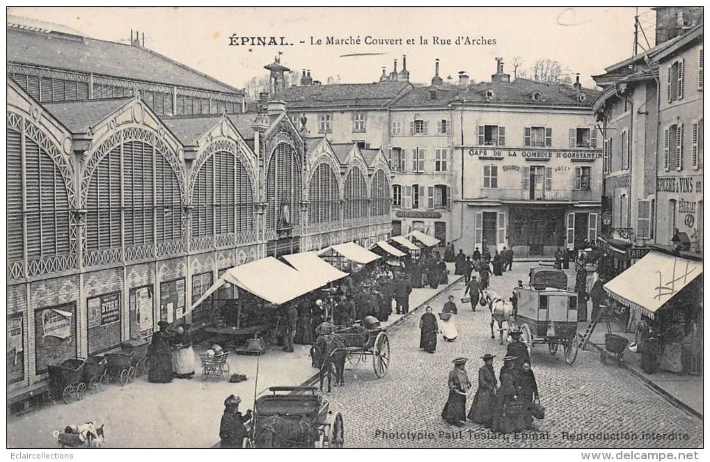 Epinal   88     Le Marché  Couvert - Epinal