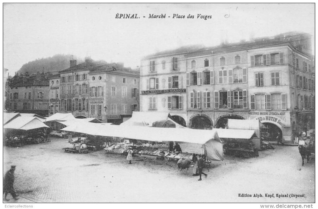Epinal   88     Le Marché  Place De Vosges - Epinal