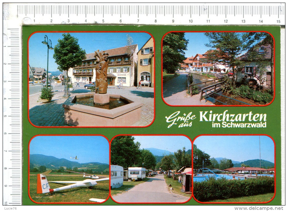 KIRCHZARTEN   -    Grusse Aus...... -     Luftkurort  Im Hochschwarwald  -   Planeurs  -   Camping - Kirchzarten