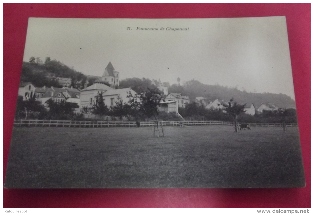 C P Chaponval Panorama - Auvers Sur Oise