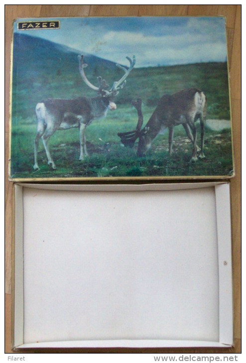 SWEDEN-REINDEERS-KARL FAZER CHOCOLATE BOXE - Chocolat