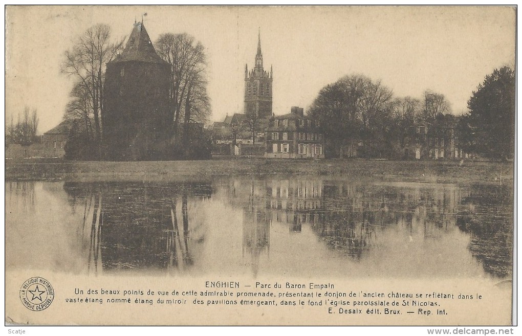 Enghien.  -   Parc Du Baron Empain;  1925 - Enghien - Edingen