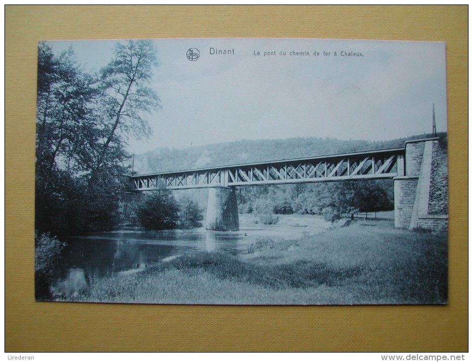 DINANT. Le Pont De Chemin De Fer à Chaleux. - Dinant