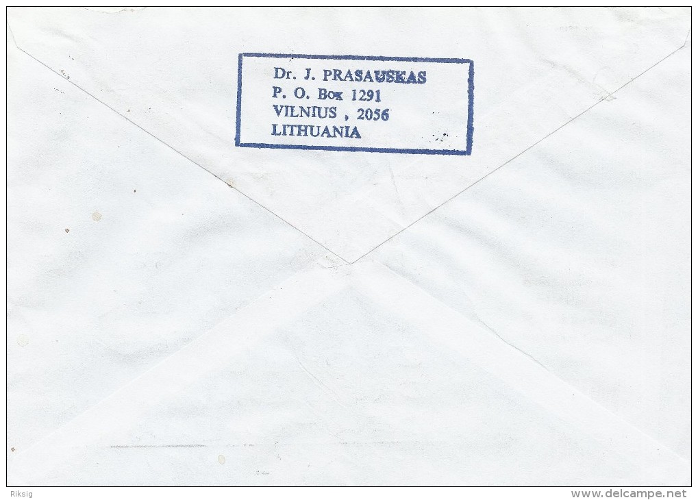 Cover Sent To Germany.    Lithuania  .   H-16 - Lituanie