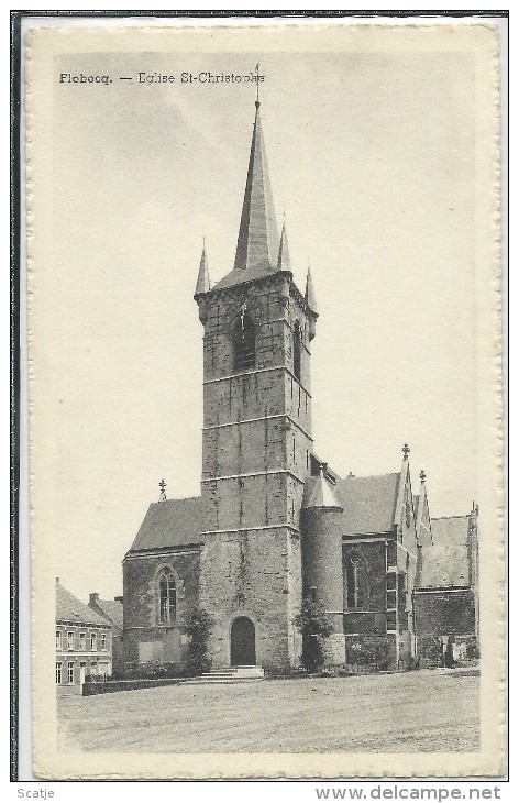 Flobecq.  -   Eglise St-Christophe - Vloesberg