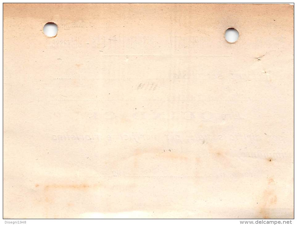02760 "CHIVASSO  - SOCIETA´ ANONIMA COOPERATIVA CONSUMATORI GAS" RICEVUTA, DATATA 1924 - Italien