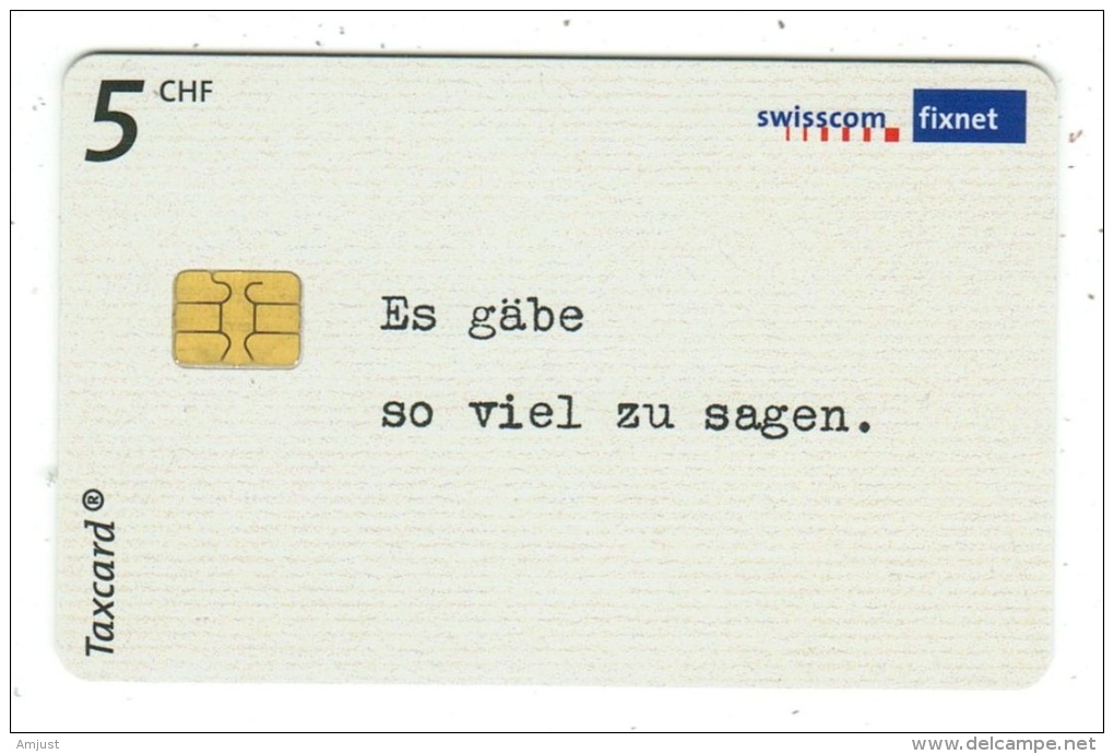Taxcard-Swisscom - Svizzera