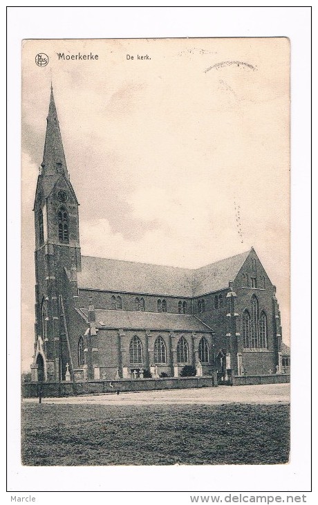 Moerkerke De Kerk  Gelopen 1913  Uitg. Vandervelde - Damme