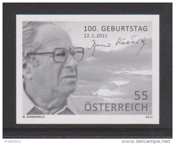 Austria Black Print - Schwarzdruck Mi 2908 - 100th Anniversary Of The Birth Of Bruno Kreisky - 2011 - Oblitérés