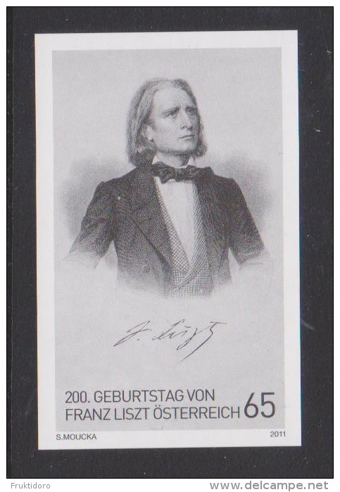 Austria Black Print - Schwarzdruck Mi 2910 - 200th Anniversary Of The Birth Of Franz Liszt - 2011 - Gebraucht