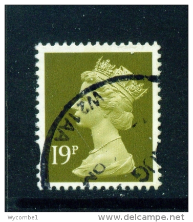 GREAT BRITAIN  -  1993 To 2008  Queen Elizabeth Machin Definitive  19p  Used As Scan - Machins