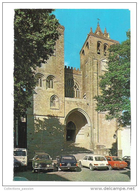 Cp, Portugal, Evora, Cathédrale, Façade Principale - Evora