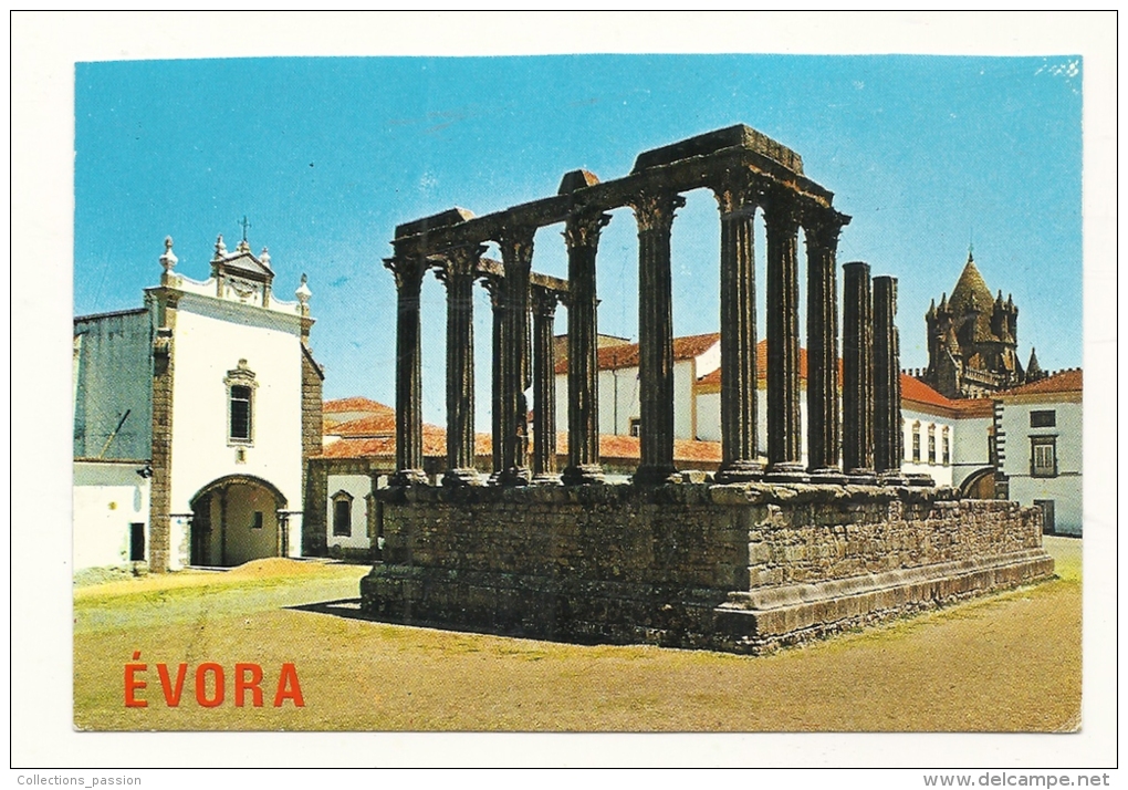 Cp, Portugal, Evora, Temple Romain - Evora
