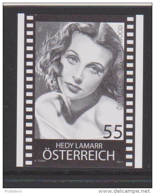 Austria Black Print - Schwarzdruck Mi 2911 - Austrians In Hollywood - Hedy Lamarr - 2011 - Oblitérés