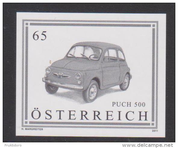 Austria Black Print - Schwarzdruck Mi 2915 - Cars - Puch 500 - 2011 - Oblitérés