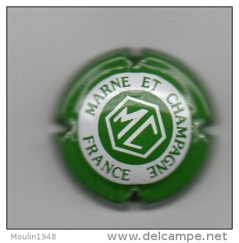 Marne Et Champagne Vert Et Blanc - Marne Et Champagne