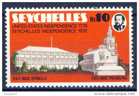 ##K590. Seychelles 1976. US Independence 200 Years. Michel 357. MNH(**) - Seychellen (1976-...)