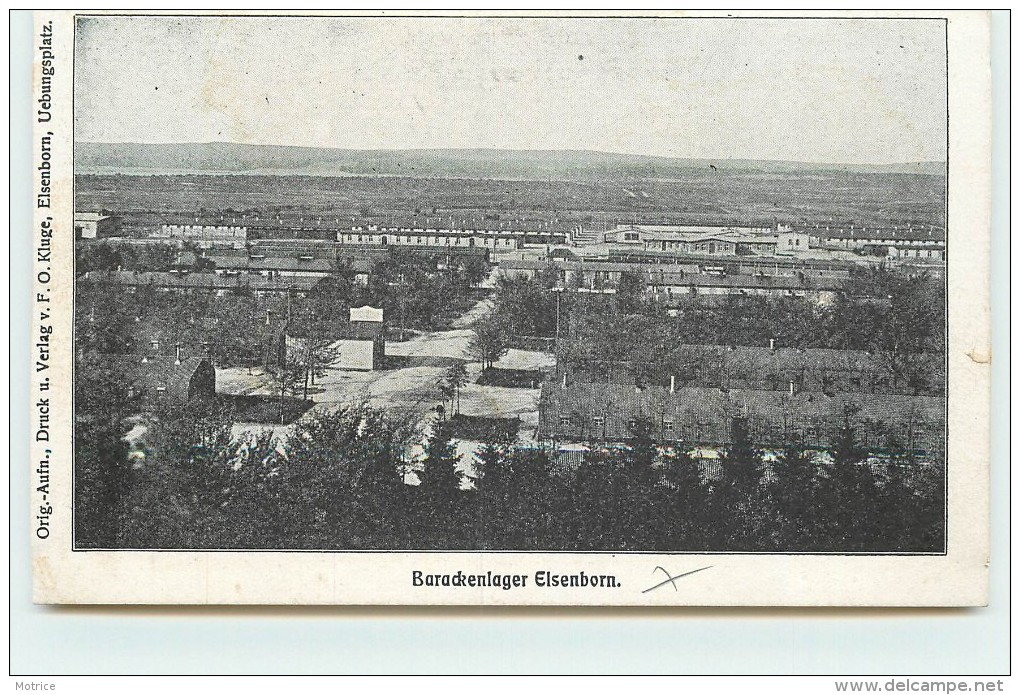 ELSENBORN - Barackenlager, Camp De Prisonniers. - Büllingen