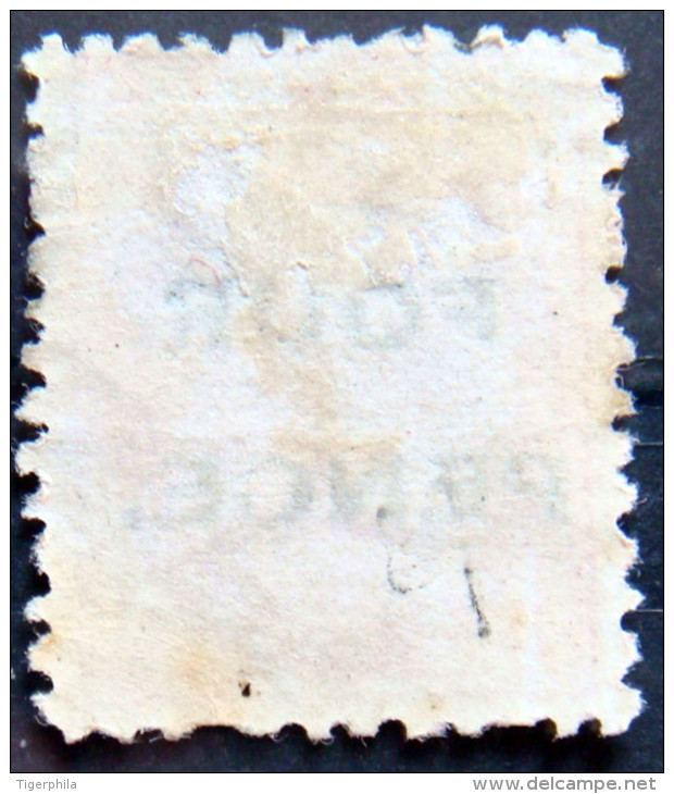 TONGA 1891 4d Ovpt.on 1d King George I MLH Scott6 CV$4 - Tonga (...-1970)