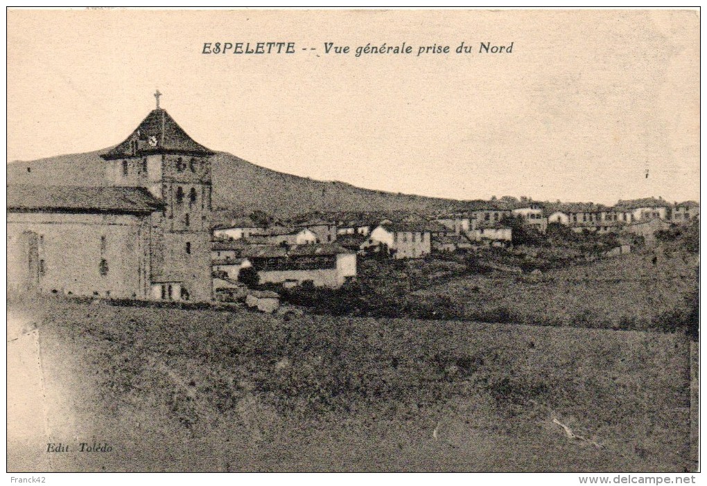 64. Espelette. Vue Générale Prise Du Nord - Espelette