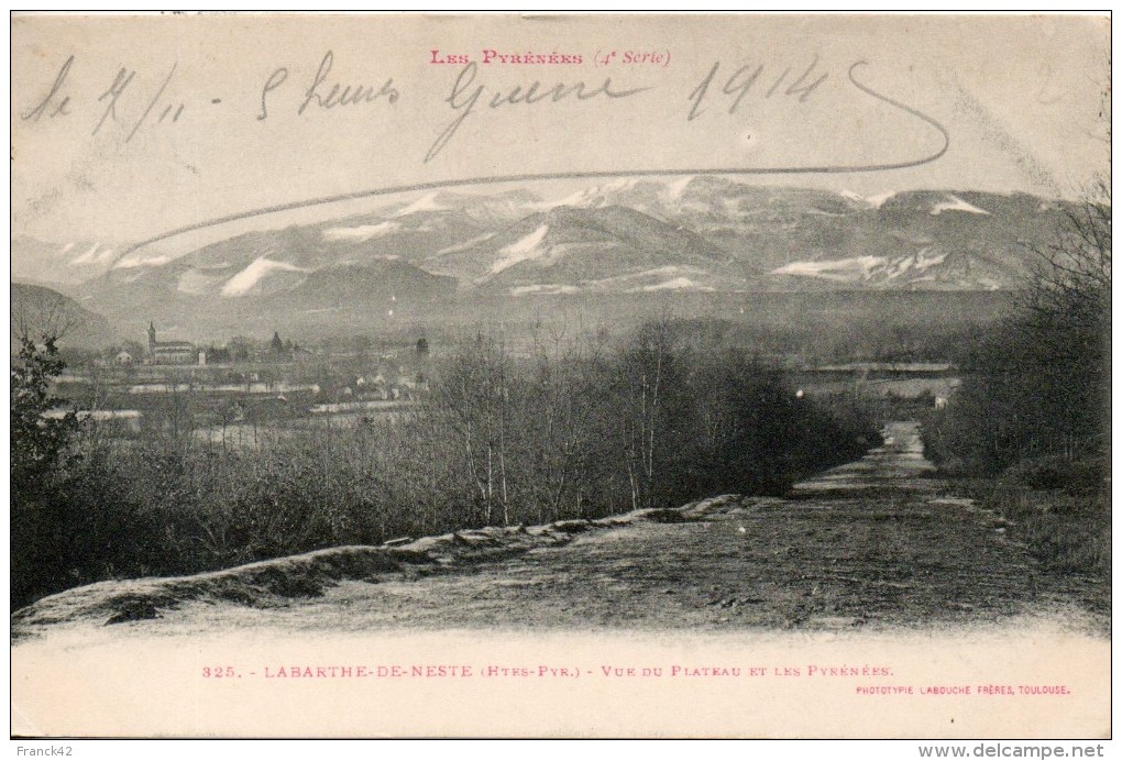 65. Labarthe De Neste. Vue Du Plateau - La Barthe De Neste