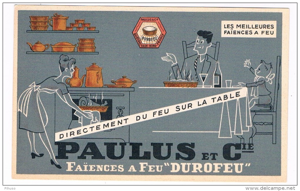 FR-2940   QUIVRECHAIN : Faiencerie Culinaire PAULUS & Cie - Quievrechain