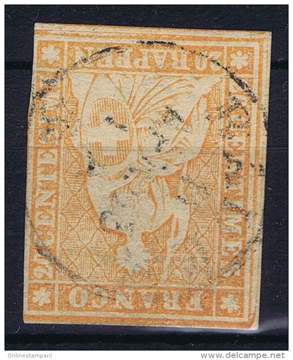 Switserland, 1854 Yv Nr 29 A Used - Oblitérés