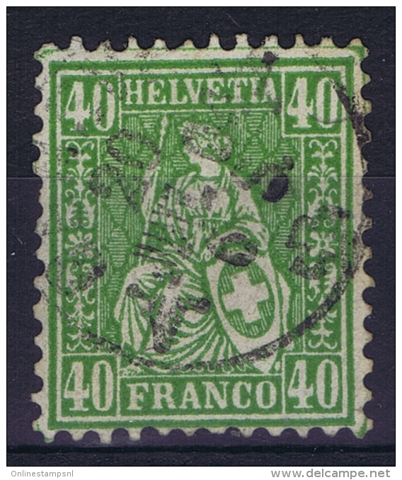 Switserland, 1862 Yv Nr 39 Used  Mi Nr 26 - Gebruikt