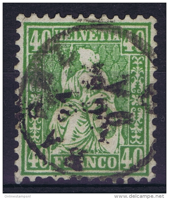 Switserland, 1862 Yv Nr 39 Used  Mi Nr 26 - Gebraucht