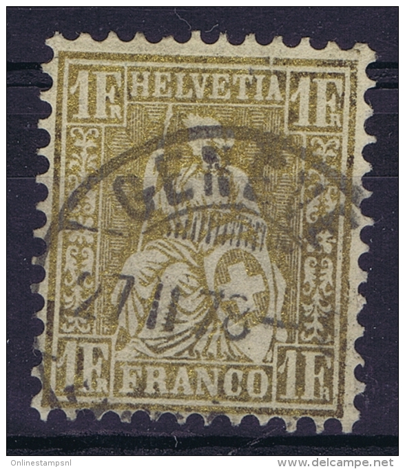Switserland, 1862 Yv Nr 41 Used  Mi Nr 28 - Used Stamps