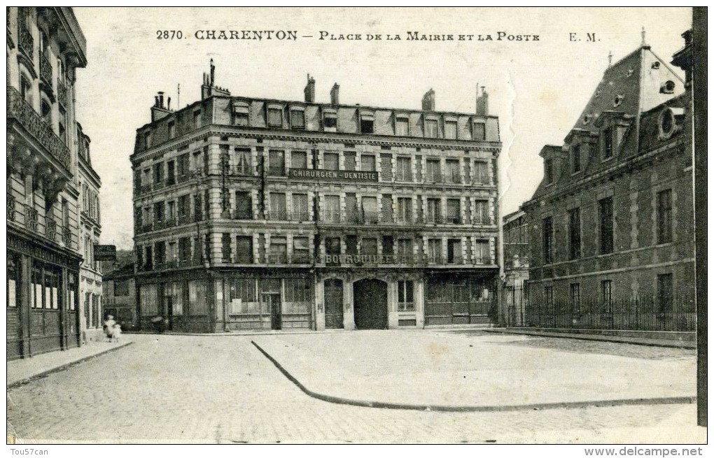 CHARENTON  - VAL DE MARNE  (94)  -  CPA DE 1919. - Charenton Le Pont