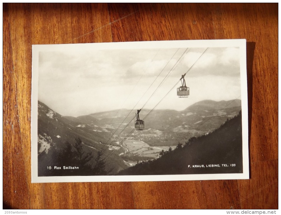 CARTOLINA  DI  RAX  SEILBAHN  NON VIAGGIATA  A9578 - Schneeberggebiet