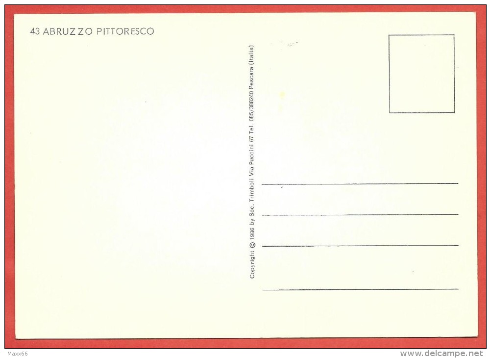 CARTOLINA NV ITALIA - ABRUZZO PITTORESCO - N° 43 - 10 X 15 - Autres & Non Classés