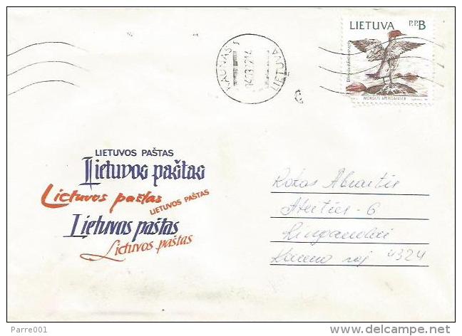 Lithuania 1994 Kaunas Goosander Duck Mergus Domestic Cover - Canards