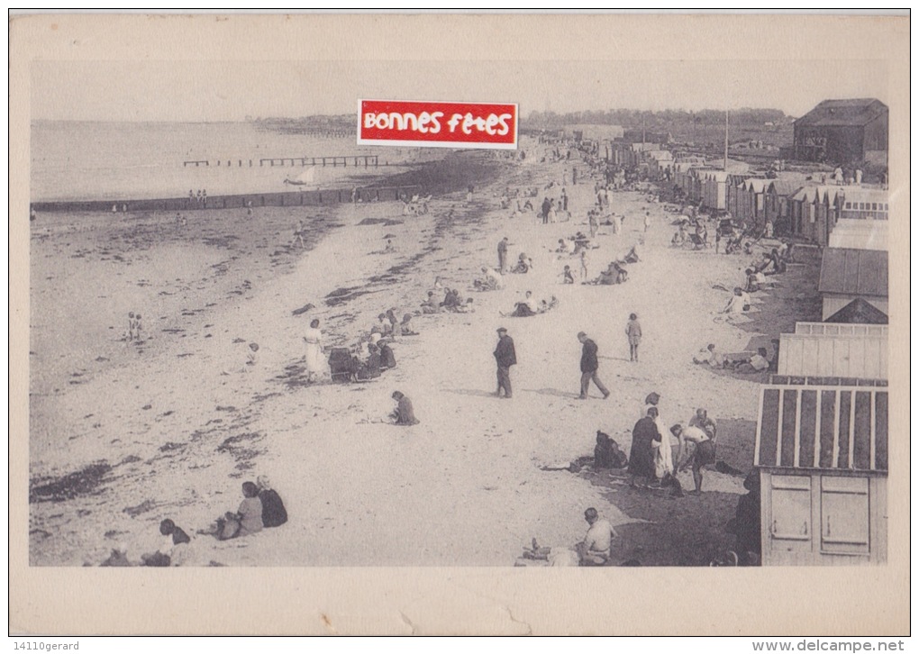 Courseulles Sur Mer Vue Panoramique De La Plage (dans L'etat) - Courseulles-sur-Mer