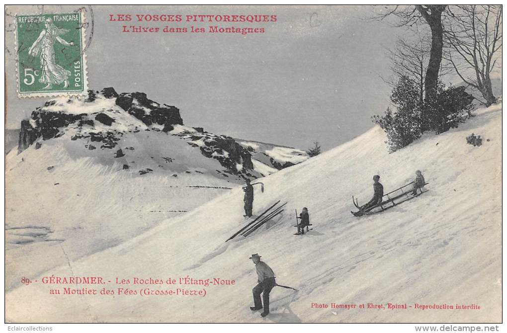 Gerardmer    88     L'Hiver  Au Montier Des Fées   Luges                           (voir Scan) - Gerardmer