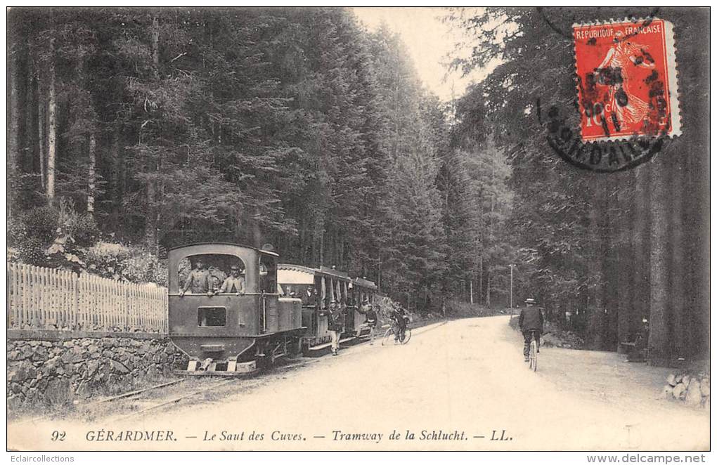 Gerardmer     88   Le Saut Des Cuves  Tramway De La Schlucht      (voir Scan) - Gerardmer