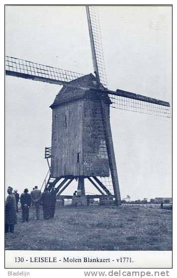 LEISELE Bij Alveringem (W.Vl.) - Molen/moulin - Blauwe Prentkaart Ons Molenheem Van De Stalijzermolen (Blankaert?) - Alveringem