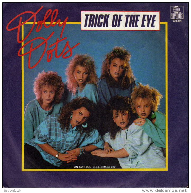 * 7" *  DOLLY DOTS - TRICK OF THE EYE (Germany  1984 EX-!!!) - Disco, Pop