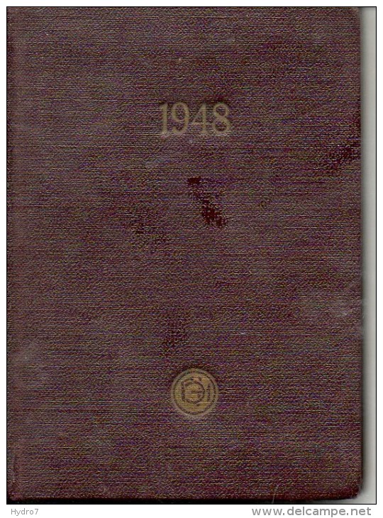 Rusia USSR 1948 Handbook Of Power Engineer Calendar Circulation Of 3,000 Copies - Tamaño Pequeño : 1941-60