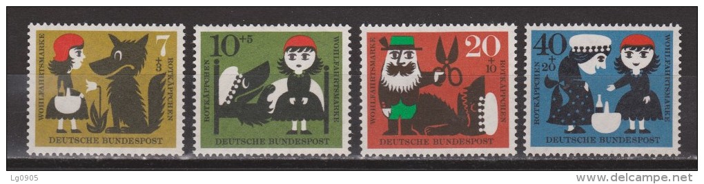 Duitsland, Deutschland, Germany, Allemagne, Alemania Michel 340-343 MNH ; 1960 Nr.213-216 - Neufs